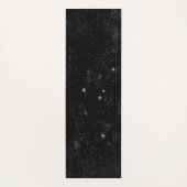 Zodiac Goddess | Kosmische gouden Tweelingen Astro Yogamat (Achterkant)
