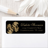 Zodiac Goddess | Kosmische gouden Vissen Astrologi Etiket (Insitu)