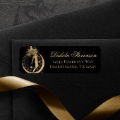 Zodiac Goddess | Kosmische gouden Weegschaal Astro Etiket