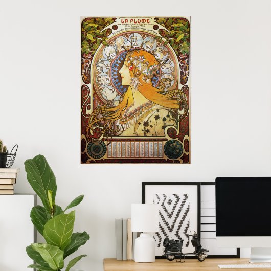 Zodiac Goddess Poster (Thuiskantoor)