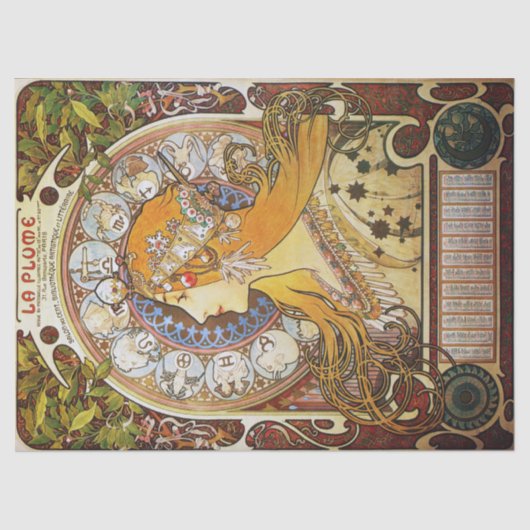 Zodiac Goddess Tissuepapier (Voorkant)