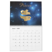 Zodiac golden borden kalender (Mar 2027)