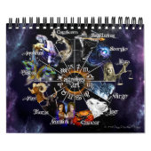 Zodiac Graphic Calendar Kalender (Hoes)