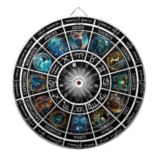 Zodiac Horoscoop Dart Board - Met 12 Zodiacs Dartbord