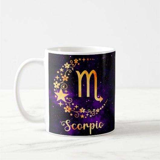 Zodiac Horoscope Scorpio Design Coffee Mok Cup (Links)