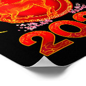 Zodiac Horse Chinese Lunar New Year 2026  Poster (Hoek)