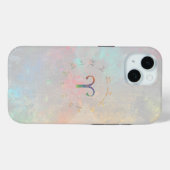 Zodiac kaart Ram-wit ontwerp Case-Mate iPhone Case (Achterkant (horizontaal))