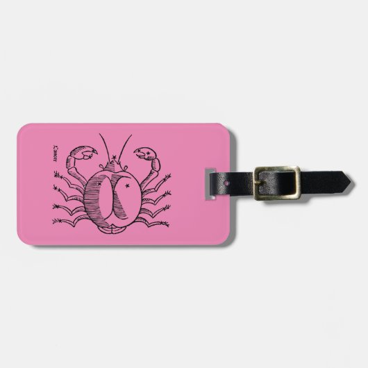 Zodiac: Kanker, 1482 Bagagelabel (Voorkant horizontaal)