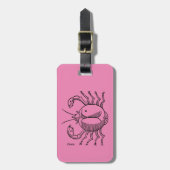 Zodiac: Kanker, 1482 Bagagelabel (Voorkant verticaal)