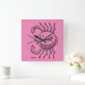 Zodiac: Kanker, 1482 Vierkante Klok (Huis)