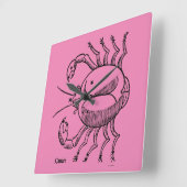 Zodiac: Kanker, 1482 Vierkante Klok (Hoek)