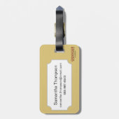 Zodiac: Kanker, C1350 Bagagelabel (Achterkant verticaal)