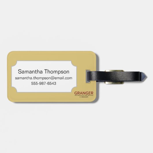 Zodiac: Kanker, C1350 Bagagelabel (Achterkant horizontaal)