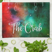 Zodiac: Kanker 'De krab' Theedoek (Gevouwen)