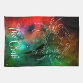 Zodiac: Kanker 'De krab' Theedoek (Horizontaal)