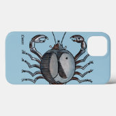 Zodiac: Kanker in kleur Case-Mate iPhone Case (Achterkant (horizontaal))