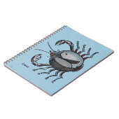 Zodiac: Kanker in kleur Notitieboek (Linkerzijde)