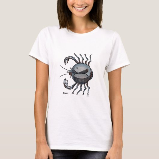 Zodiac: Kanker in kleur T-shirt (Voorkant)