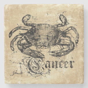 zodiac-kanker stenen onderzetter