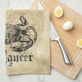  zodiac-kanker theedoek (Quarter Fold)