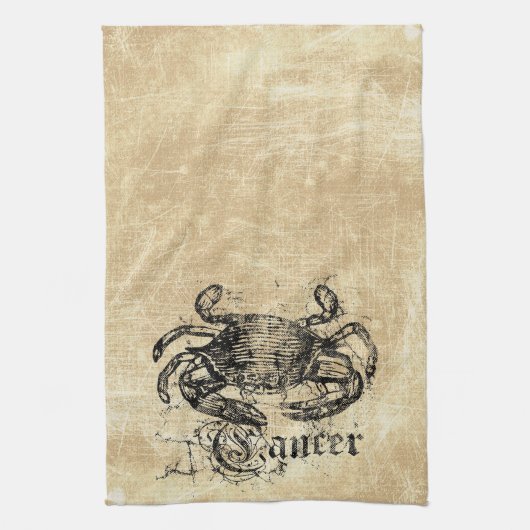  zodiac-kanker theedoek (Verticaal)