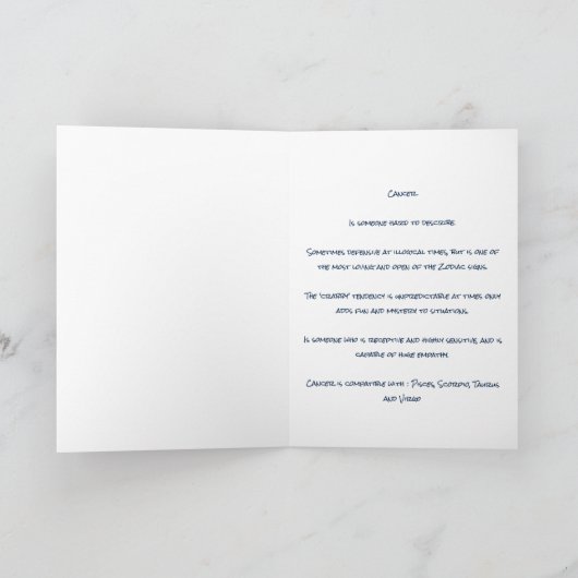 Zodiac: kankerdata kaart (Binnen)