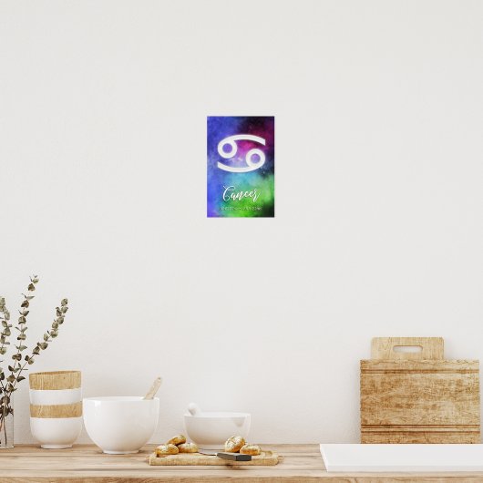 Zodiac: kankerdata poster (Keuken)