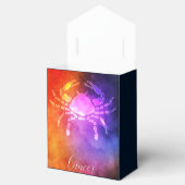 Zodiac: kankerkleurige Snoep kleuren Bedankdoosjes (Geopend)