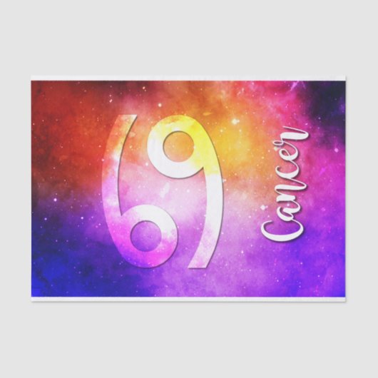 Zodiac: kankerruimte tissuepapier (Voorkant)