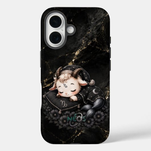 Zodiac Kawaii Neos Steenbok Case-Mate iPhone Case (Achterkant)