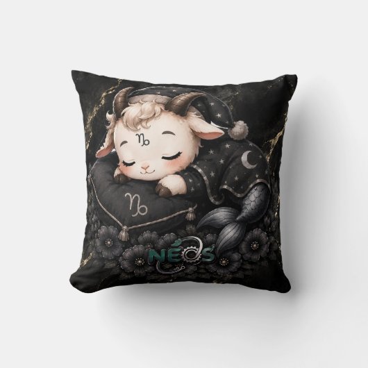 Zodiac Kawaii Neos Steenbok Kussen (Voorkant)