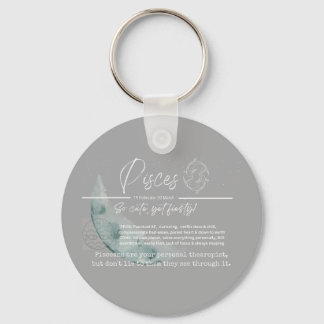 Zodiac key ring, badges- Pisces Sleutelhanger