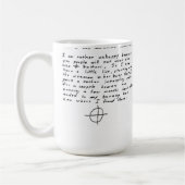 Zodiac Killer Koffiemok (Links)