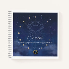 Zodiac - Kreeft - Dagboek Notitieboek
