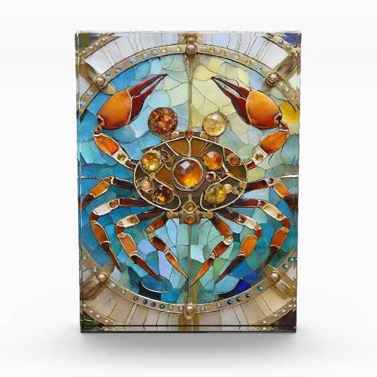 Zodiac - Kreeft De Krab Fotoblokken (Voorkant)