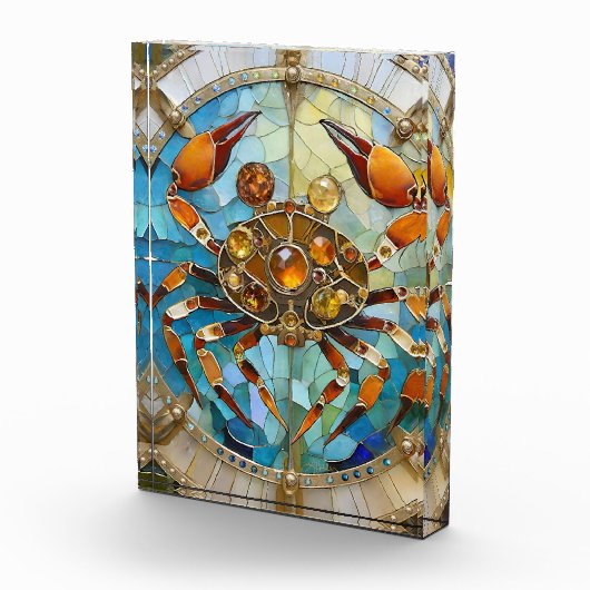 Zodiac - Kreeft De Krab Fotoblokken (Rechts)