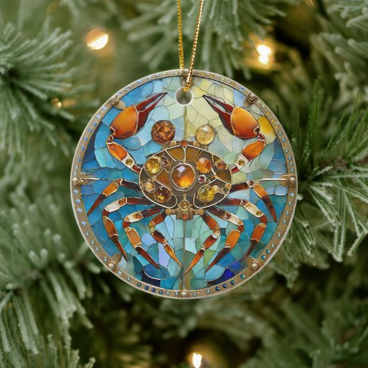 Zodiac - Kreeft De Krab Keramisch Ornament (Boom)