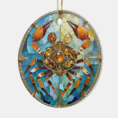 Zodiac - Kreeft De Krab Keramisch Ornament (Links)