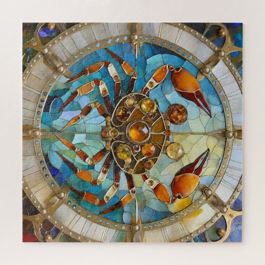 Zodiac - Kreeft De Krab Legpuzzel (Horizontaal)