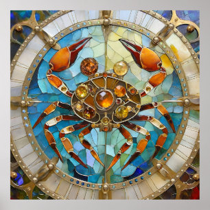 Zodiac - Kreeft De Krab Poster