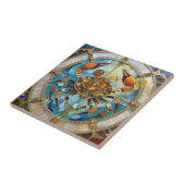 Zodiac - Kreeft De Krab Tegeltje (Zijkant)