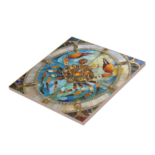 Zodiac - Kreeft De Krab Tegeltje (Zijkant)