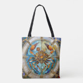 Zodiac - Kreeft De Krab Tote Bag (Achterkant)
