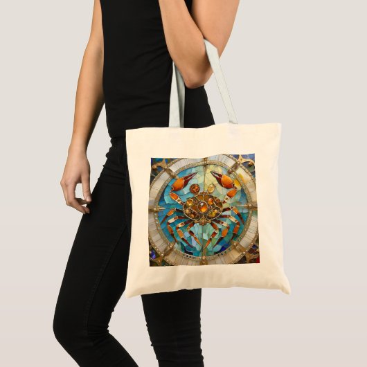 Zodiac - Kreeft De Krab Tote Bag (Voorkant (product))