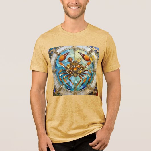 Zodiac - Kreeft De Krab Tri-Blend Shirt (Voorkant)