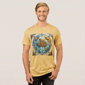 Zodiac - Kreeft De Krab Tri-Blend Shirt (Voorkant volledig)