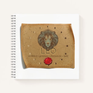 Zodiac - Leeuw - Dagboek Notitieboek