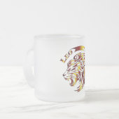 Zodiac Leeuw Glas Mok (Voorkant links)
