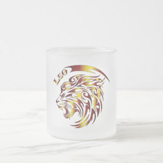 Zodiac Leeuw Glas Mok
