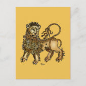 Zodiac: Leo, 1482 Briefkaart (Voorkant)